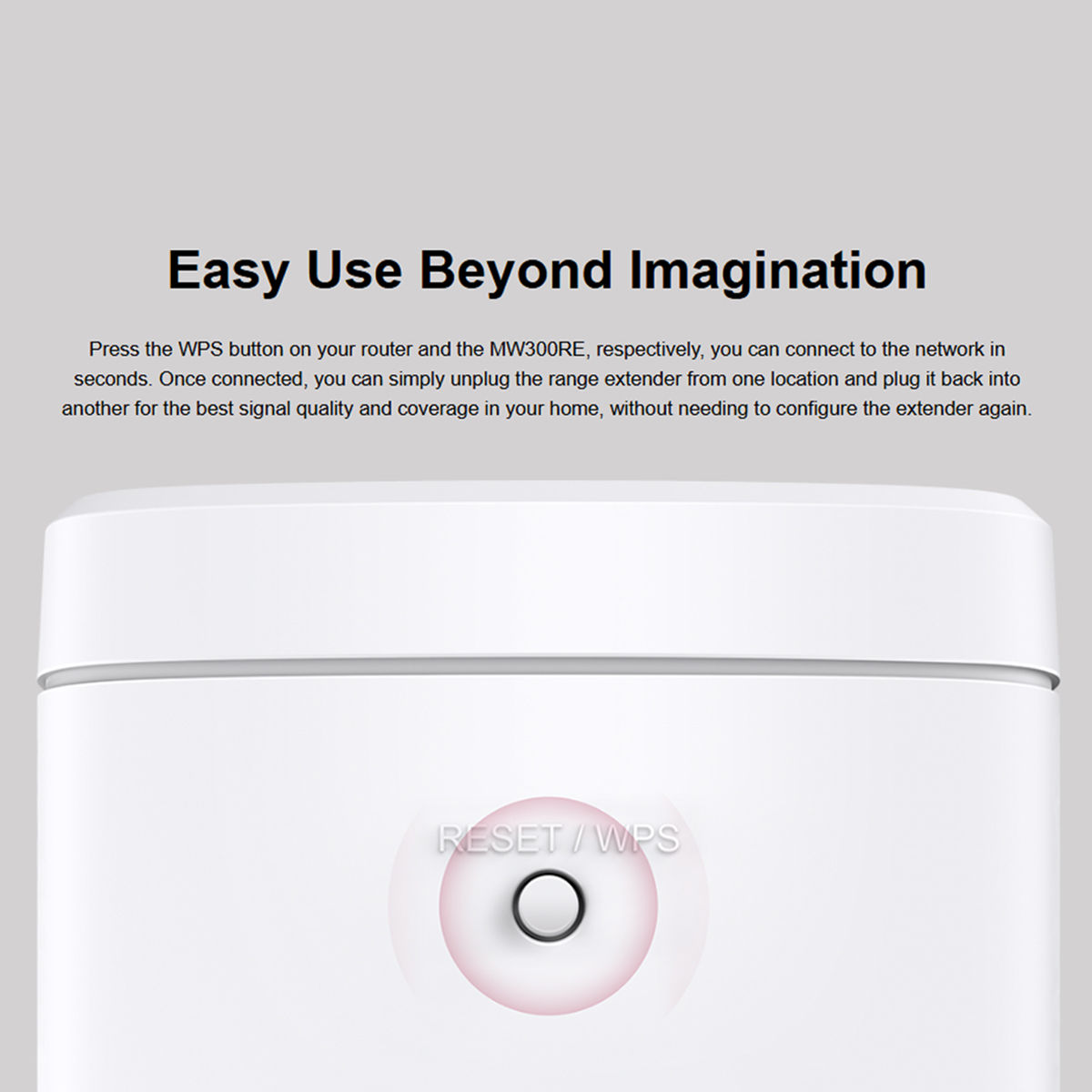 TP-Link MW300RE 300Mbps Whole-Home Wi-Fi Range Extender, Repeater, Booster, MIMO Technology