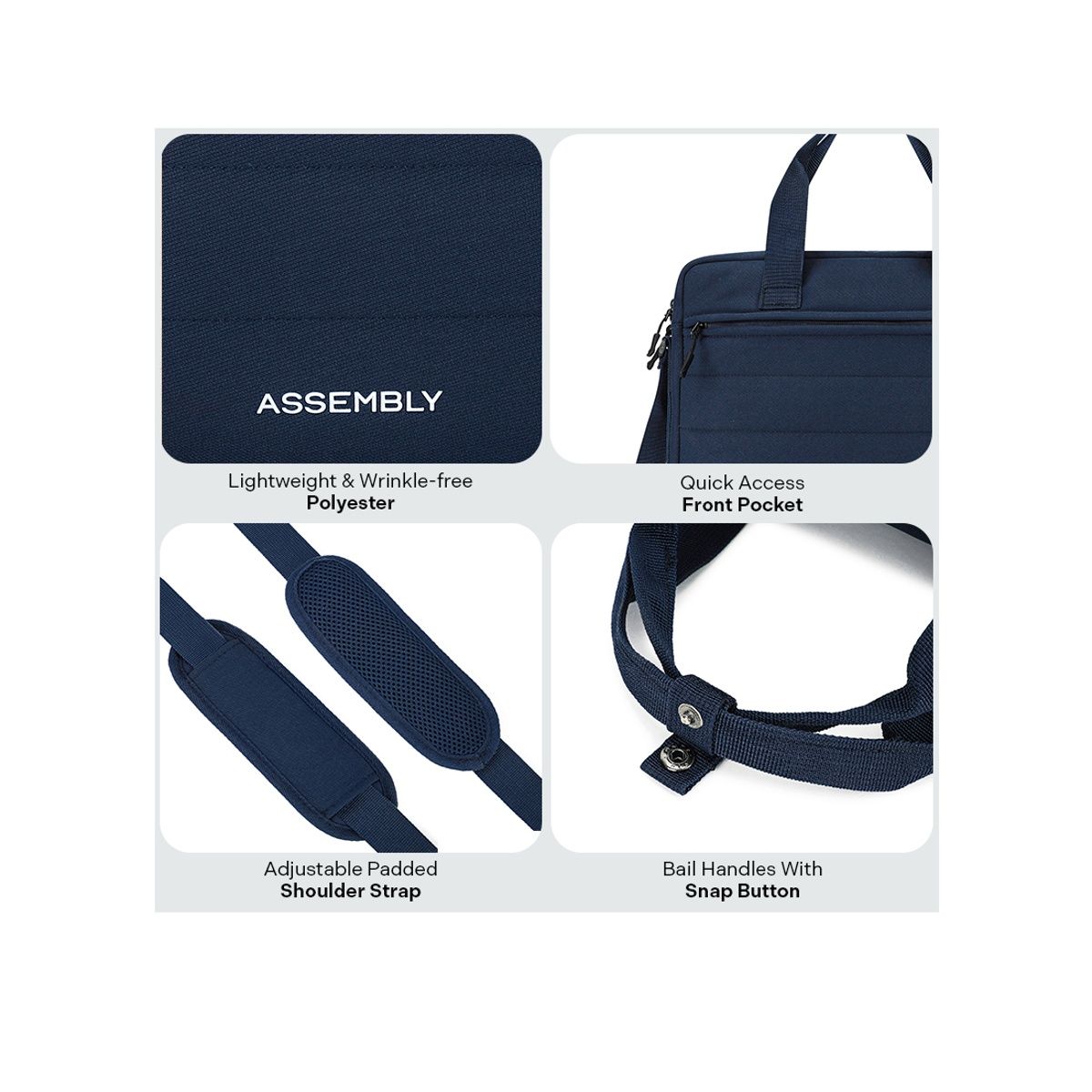 Assembly Float Laptop Messenger - Cobalt