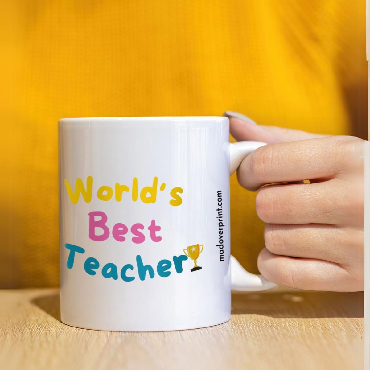 Mad Over Print Mother's Day Gifting World's Best Teacher Mug