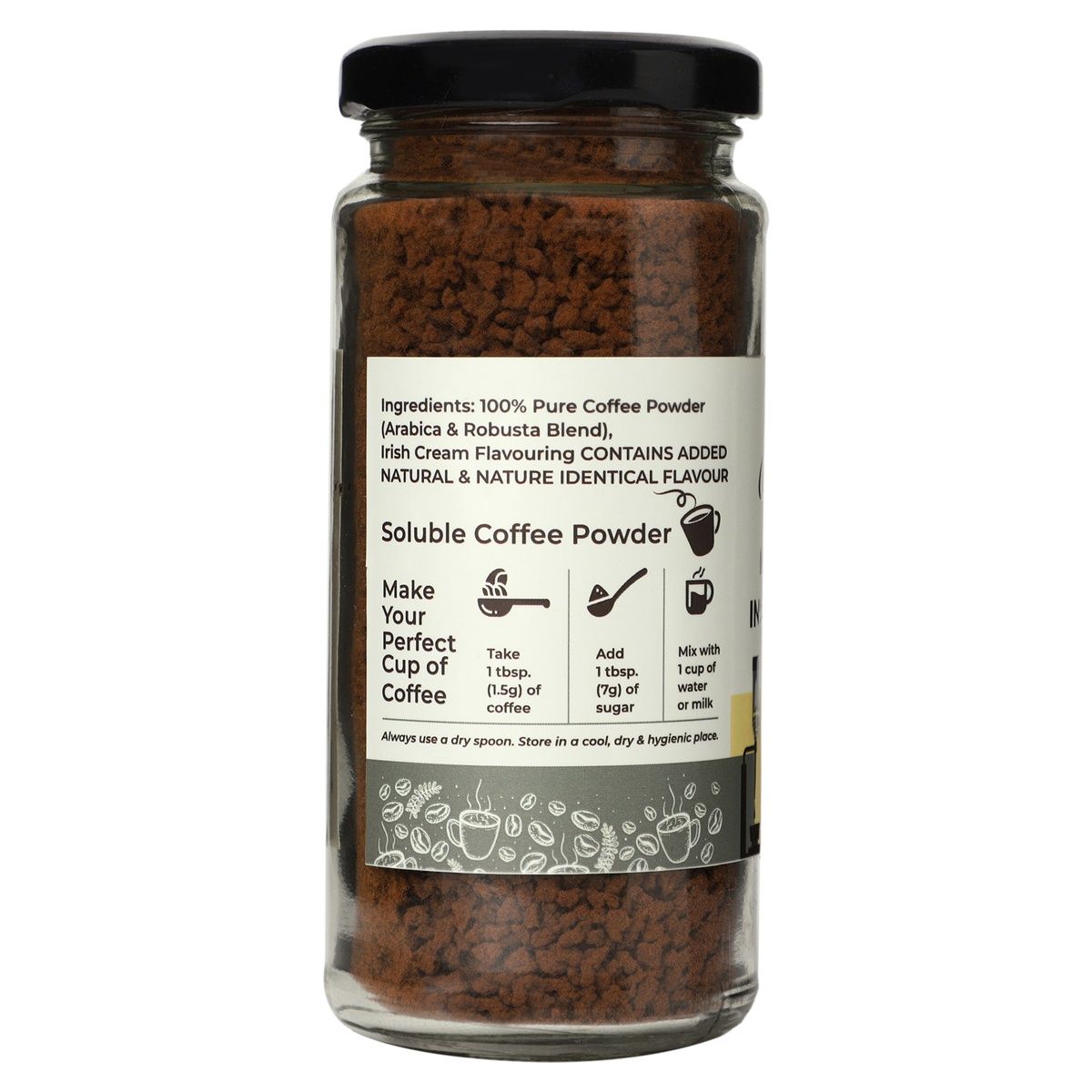 Evora Greens Irish Cream Instant Coffee