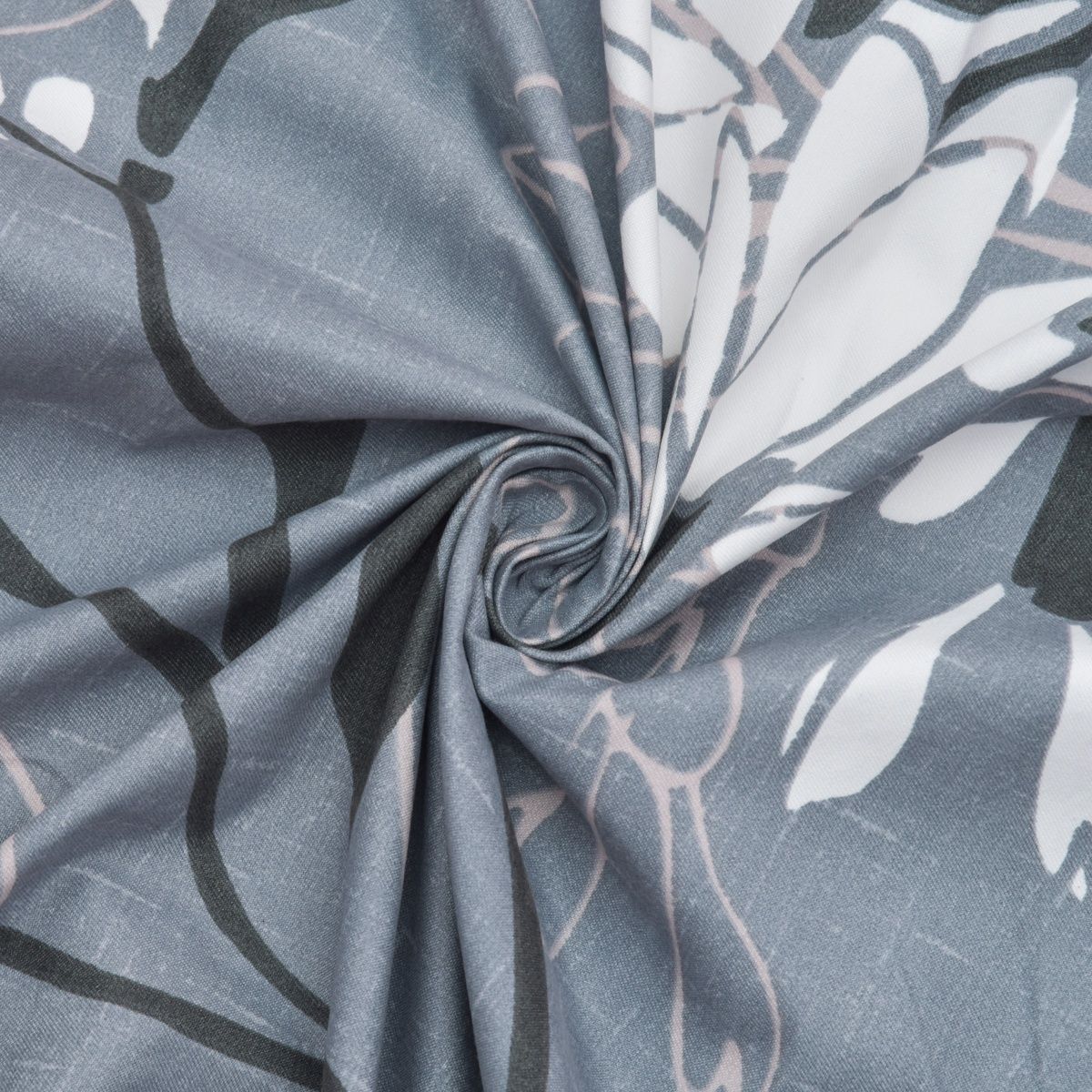 BAY6 Polyester Window Curtains - Set of 2 - (5x4 ft) - Grey