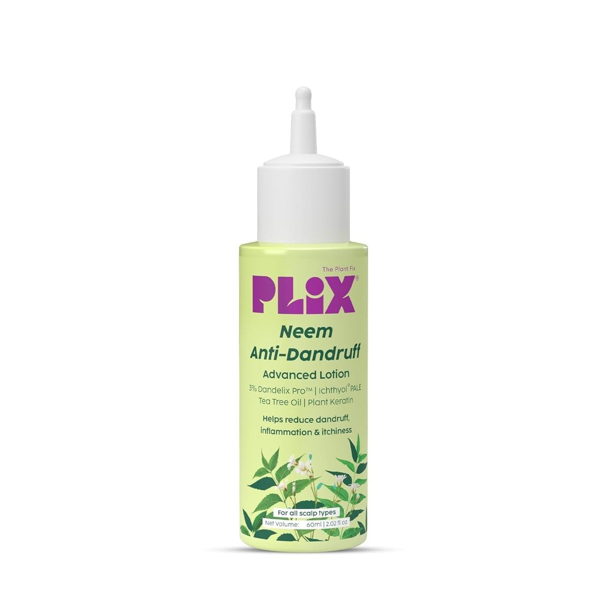 Plix The Plant Fix Neem Anti-Dandruff Advanced Lotion | Reduces Dandruff | Itchy Scalp