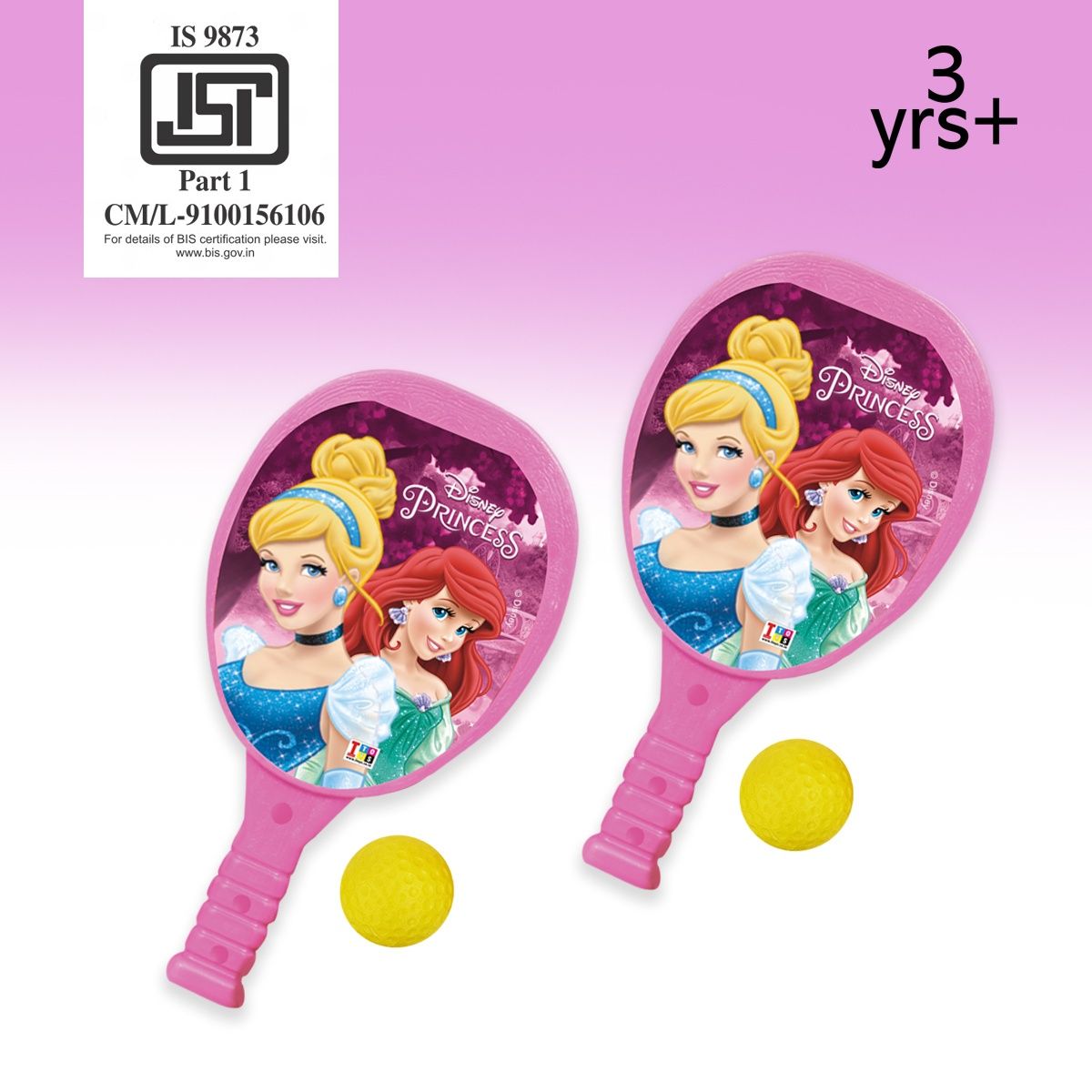 Itoys My First Plastic Racket Set-princess (Colour May Vary)
