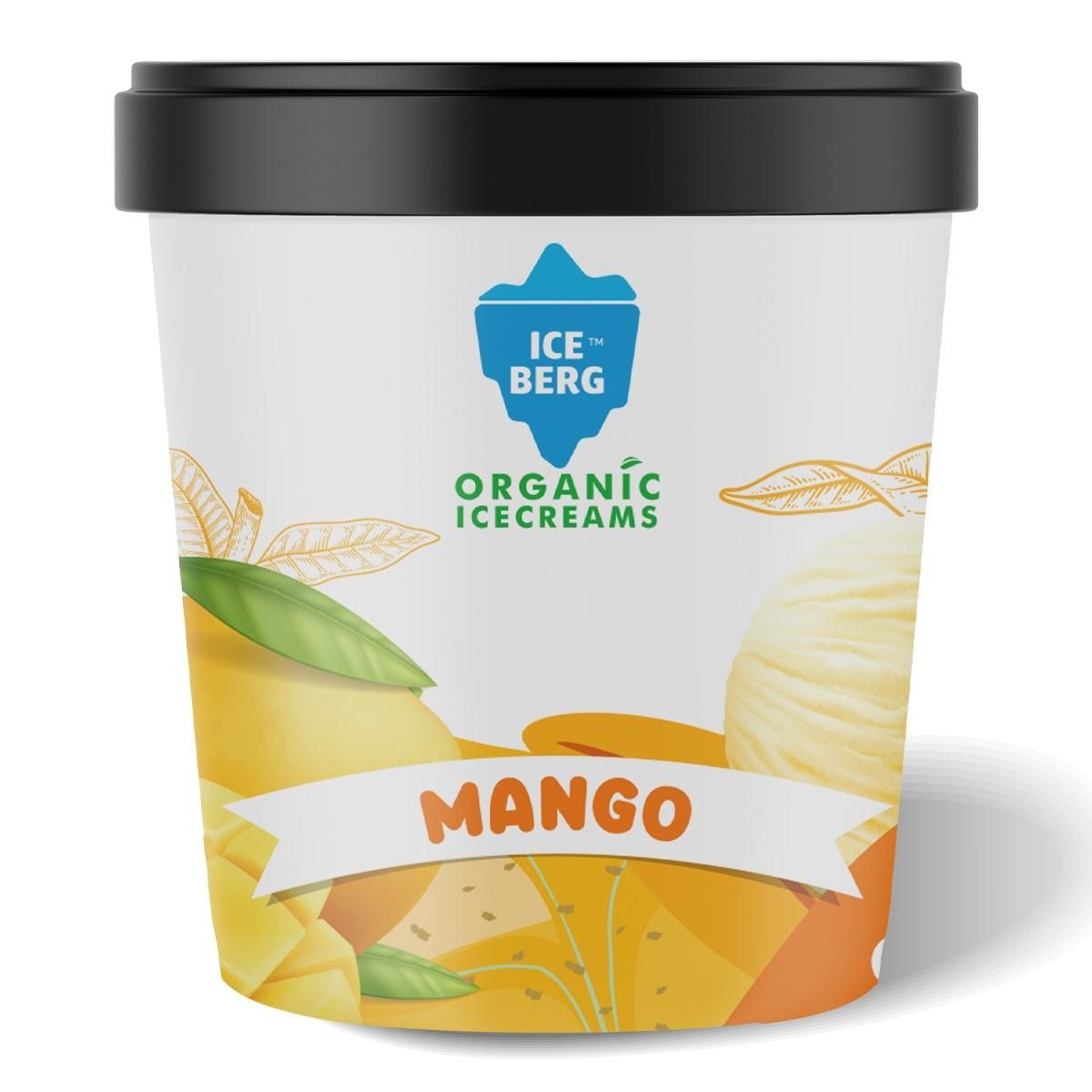 Iceberg Mango Organic Ice Cream Cup
