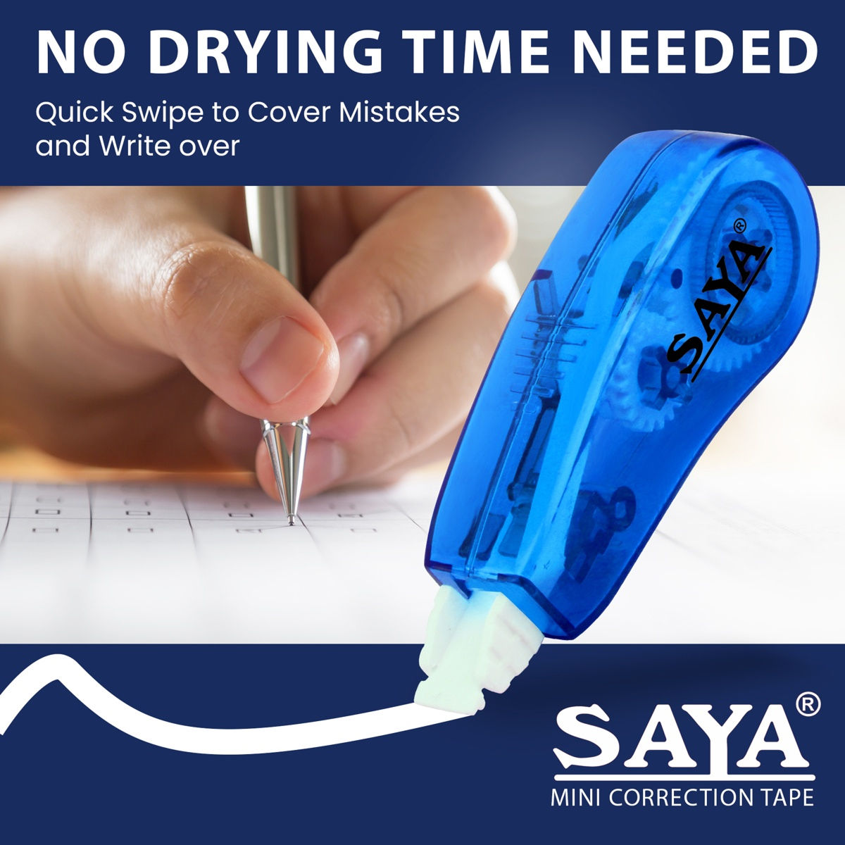 Saya Assorted Correction Tape - 3 m