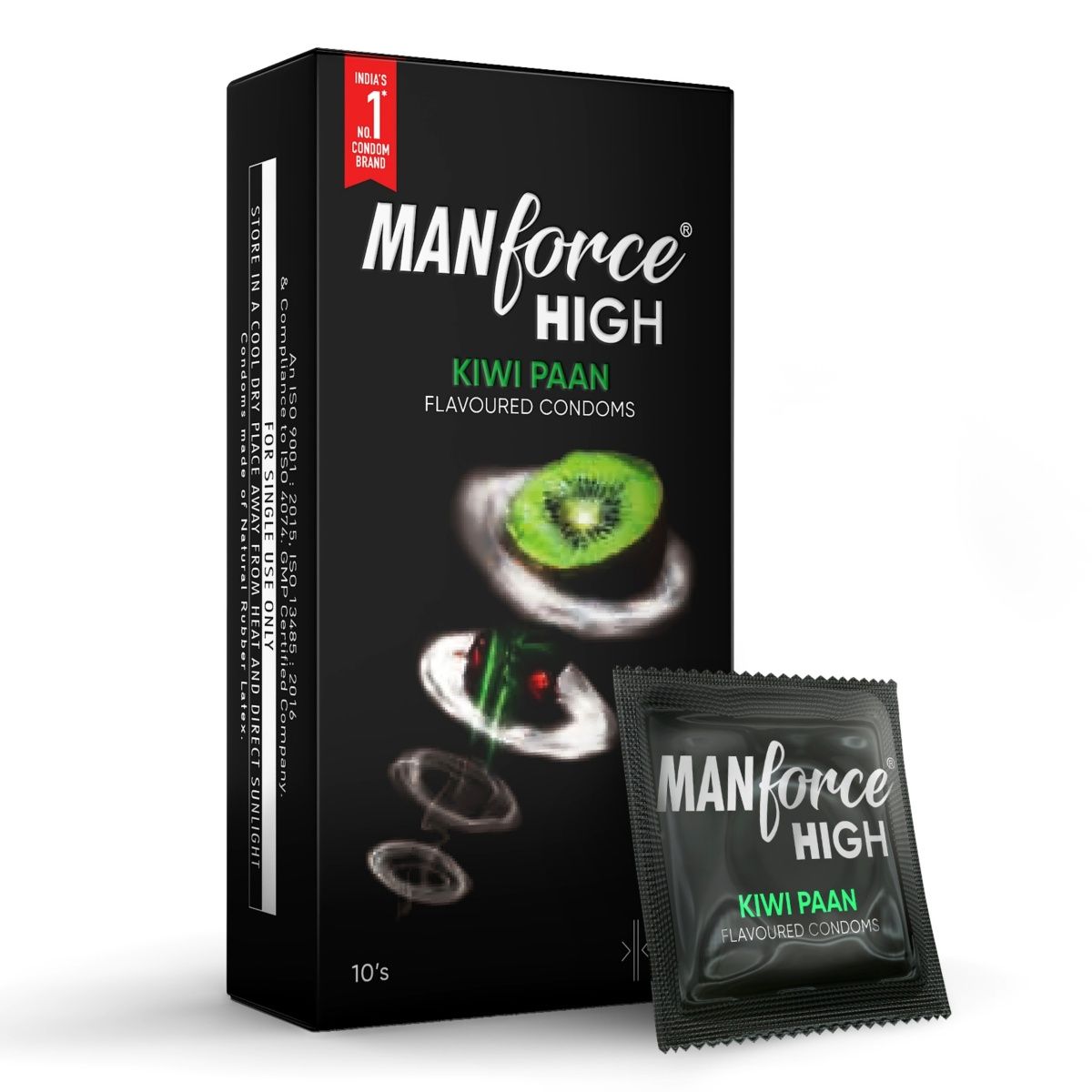 Manforce High combo - Double apple + Kiwi Paan