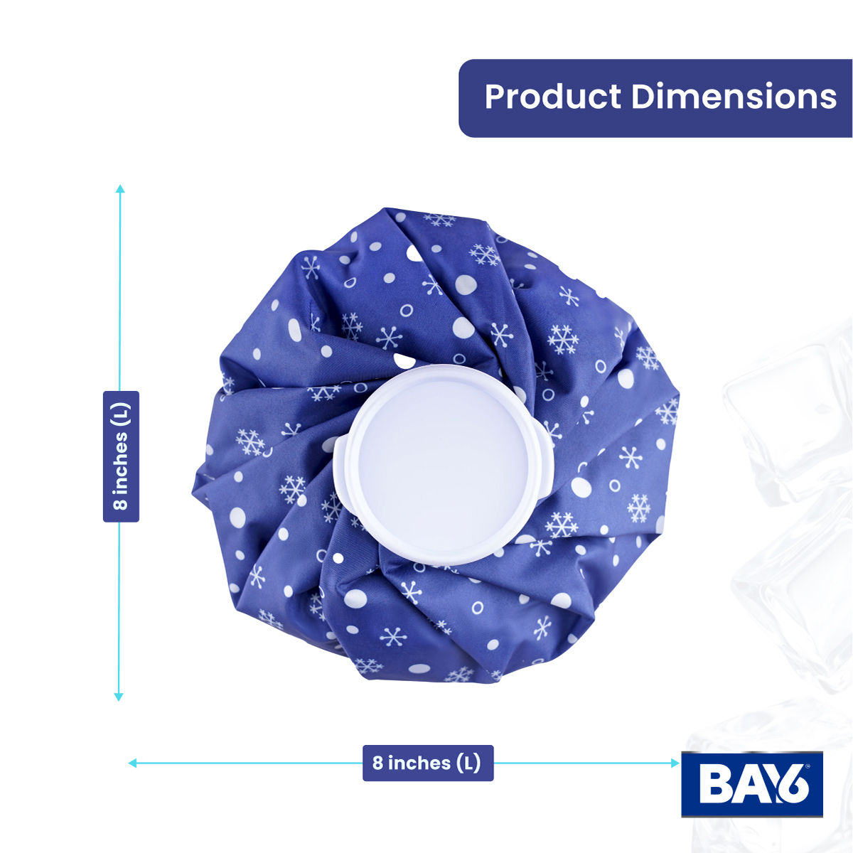 BAY6 Ice Bag For Pain Relief, 9 Inch, Assorted Color