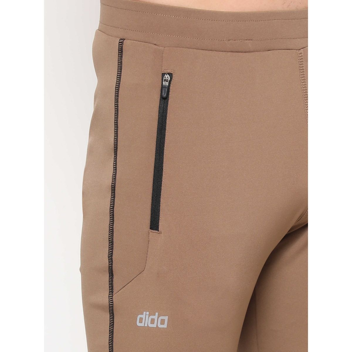 Dida Men's Sports Track Pant Regular Comfortable Stretchable Dry-Fit | Brown - 2XL