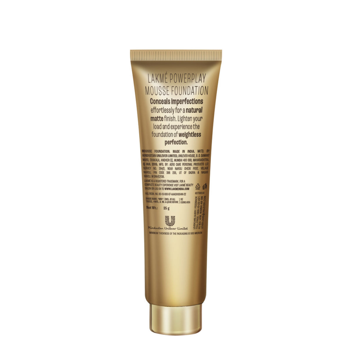 Lakme 9 To 5 Weightless Mousse Foundation | Beige | Vanilla