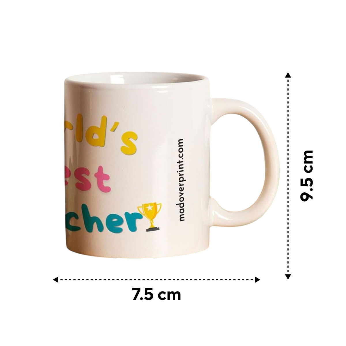 Mad Over Print Mother's Day Gifting World's Best Teacher Mug