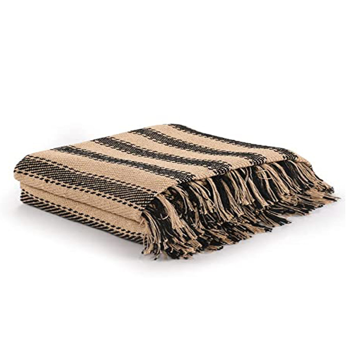 Sashaa World Striped Sofa Throw