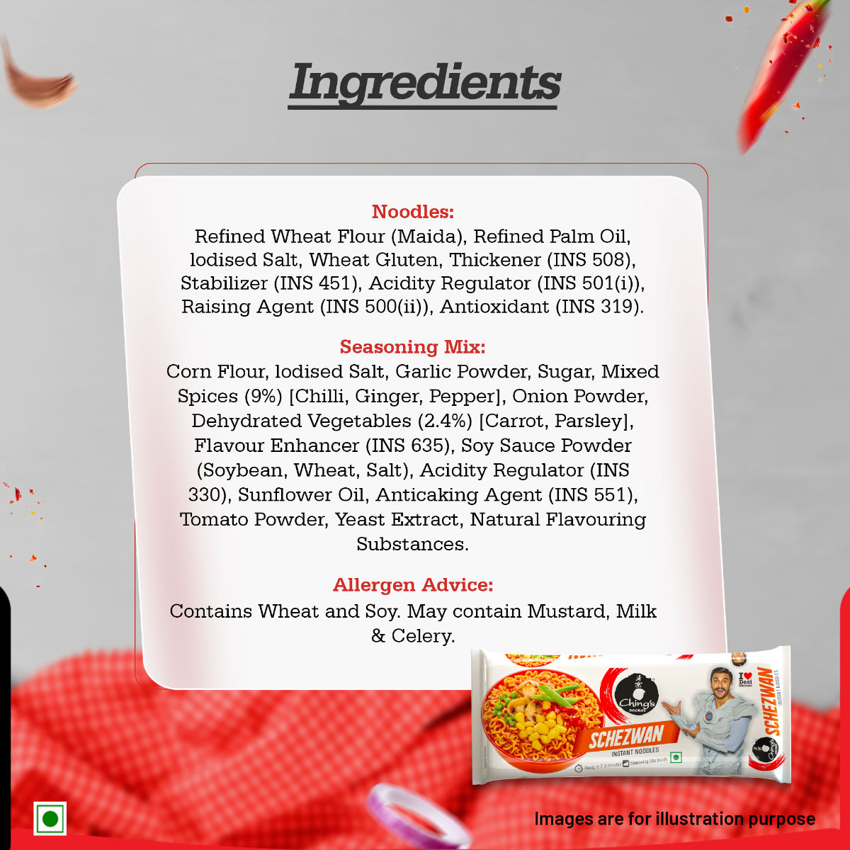 Ching's Secret Schezwan Instant Noodles (240 g) Combo