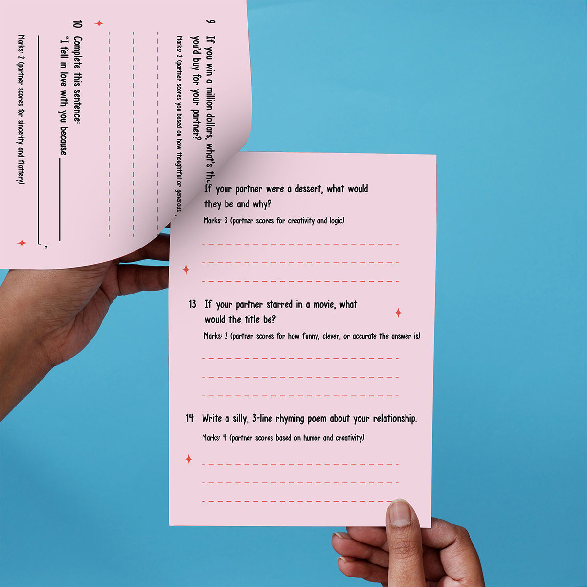 Happy Mail 50-Mark Couples Quiz Card