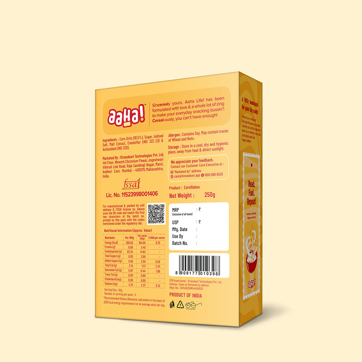 Aaha life Corn Flakes