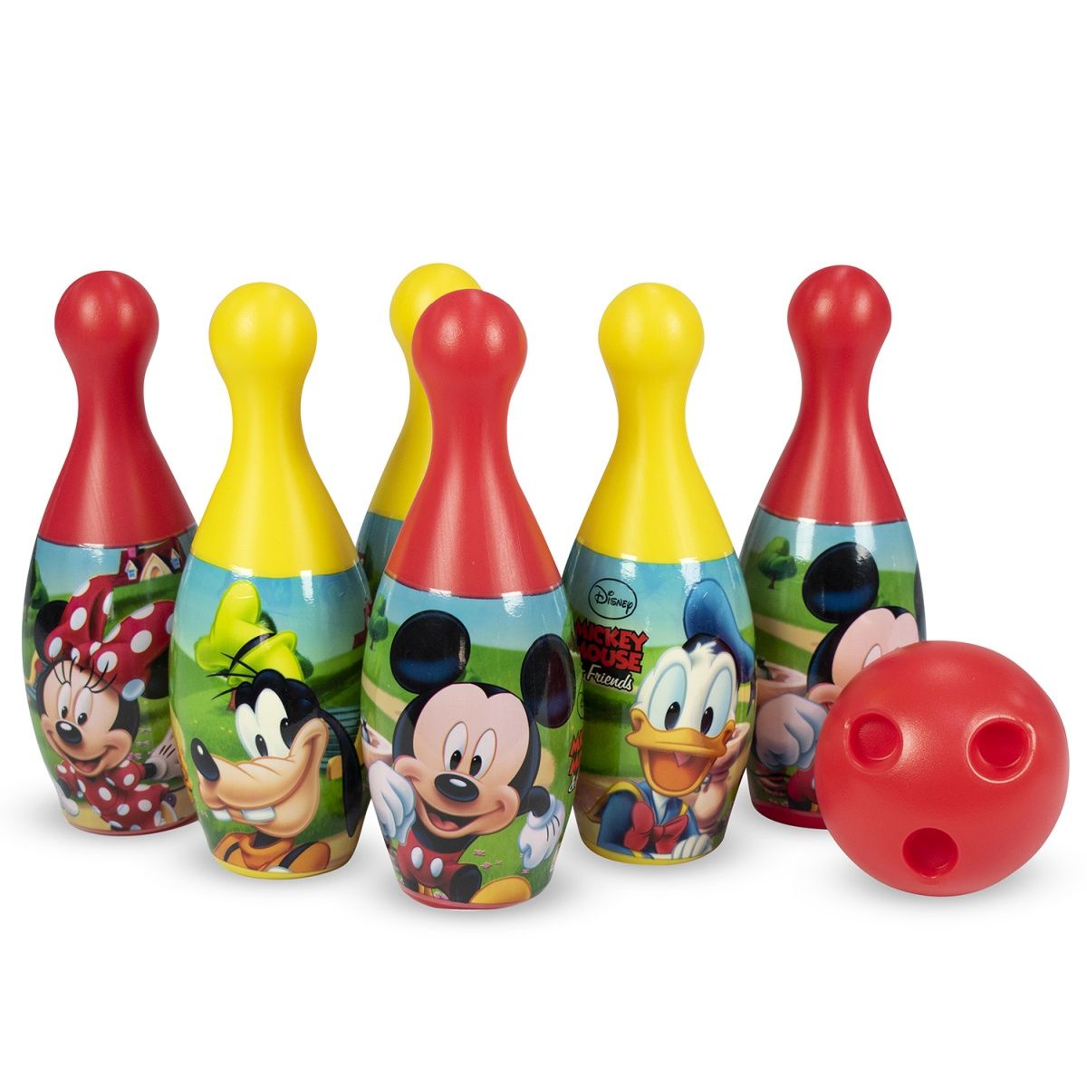 Itoys Bowling Set Box-mickey Mouse (Colour May Vary)