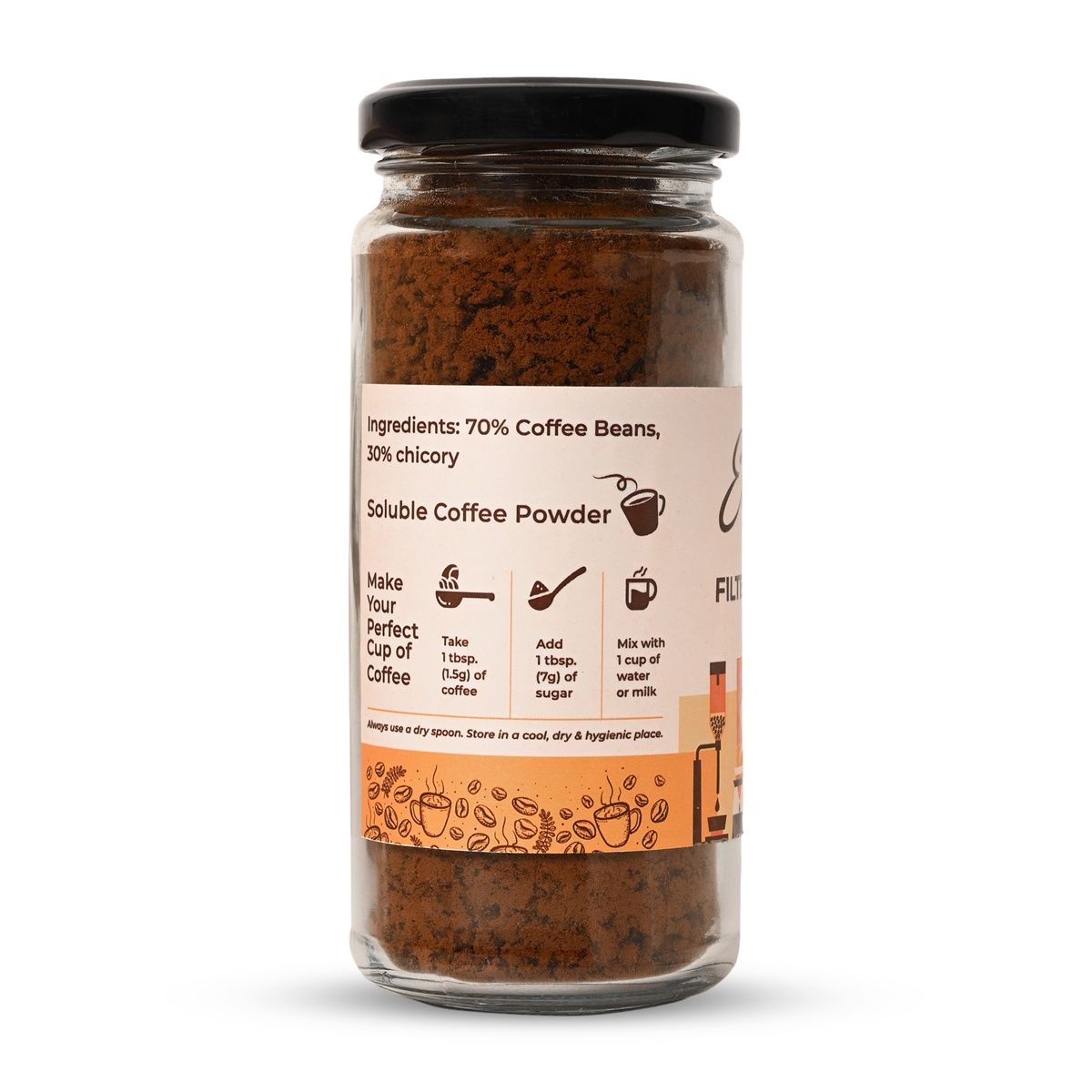 Evora Greens Chicory Instant Filter Coffee