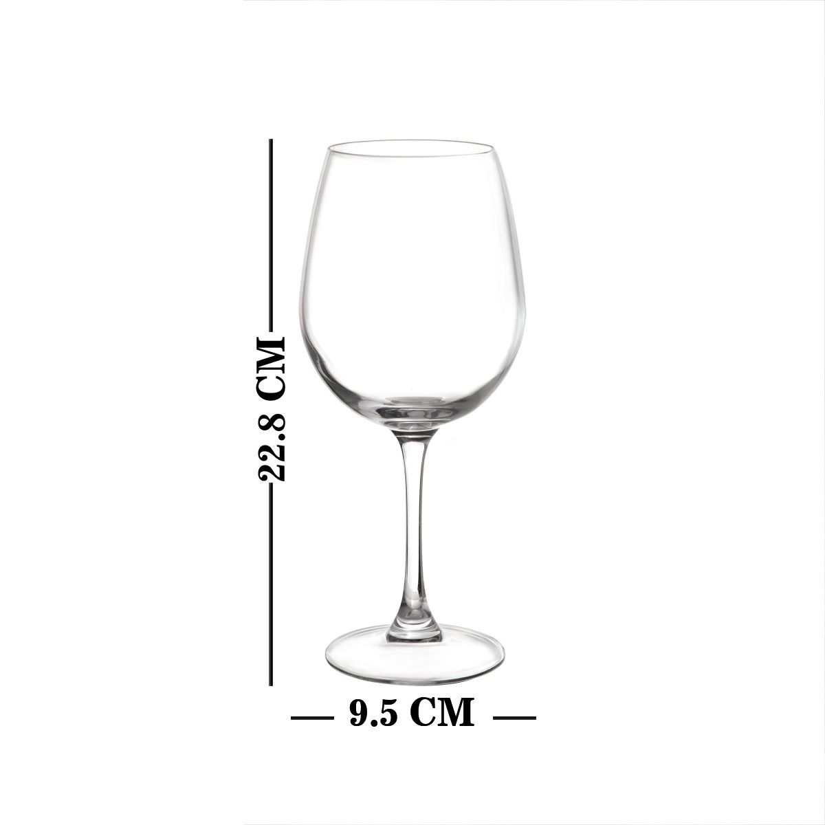 Sanjeev Kapoor RadisSet of n Red Wine Goblet 600 ml | Set of 6 Piece