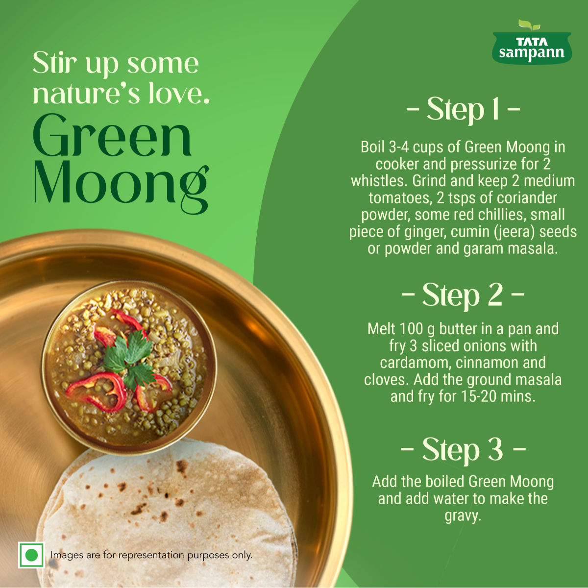 Tata Sampann Unpolished Green Moong 
