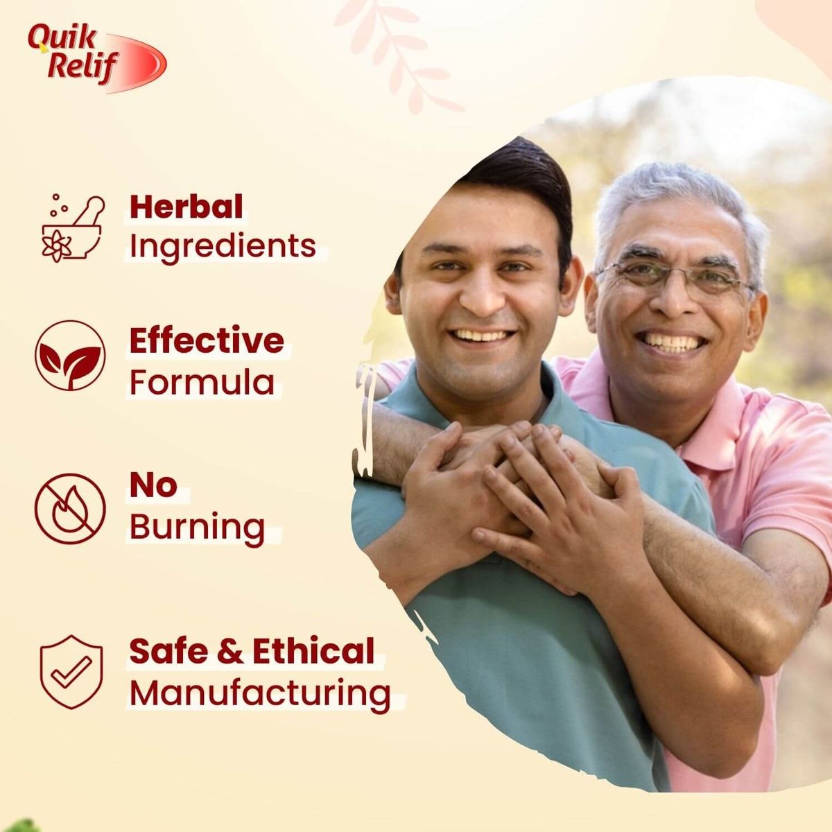 Quik Relif Pain Relief Oil | Ayurvedic Formula for Joints & Muscles | Deep Action Relief