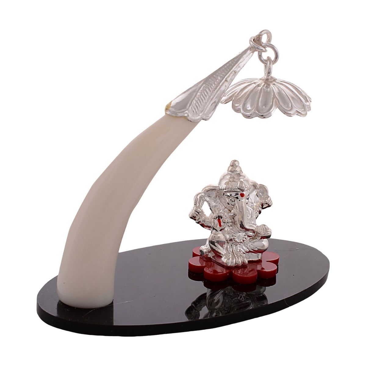 Silverfiire Sterling Silver Ekdant Ganesh Ji