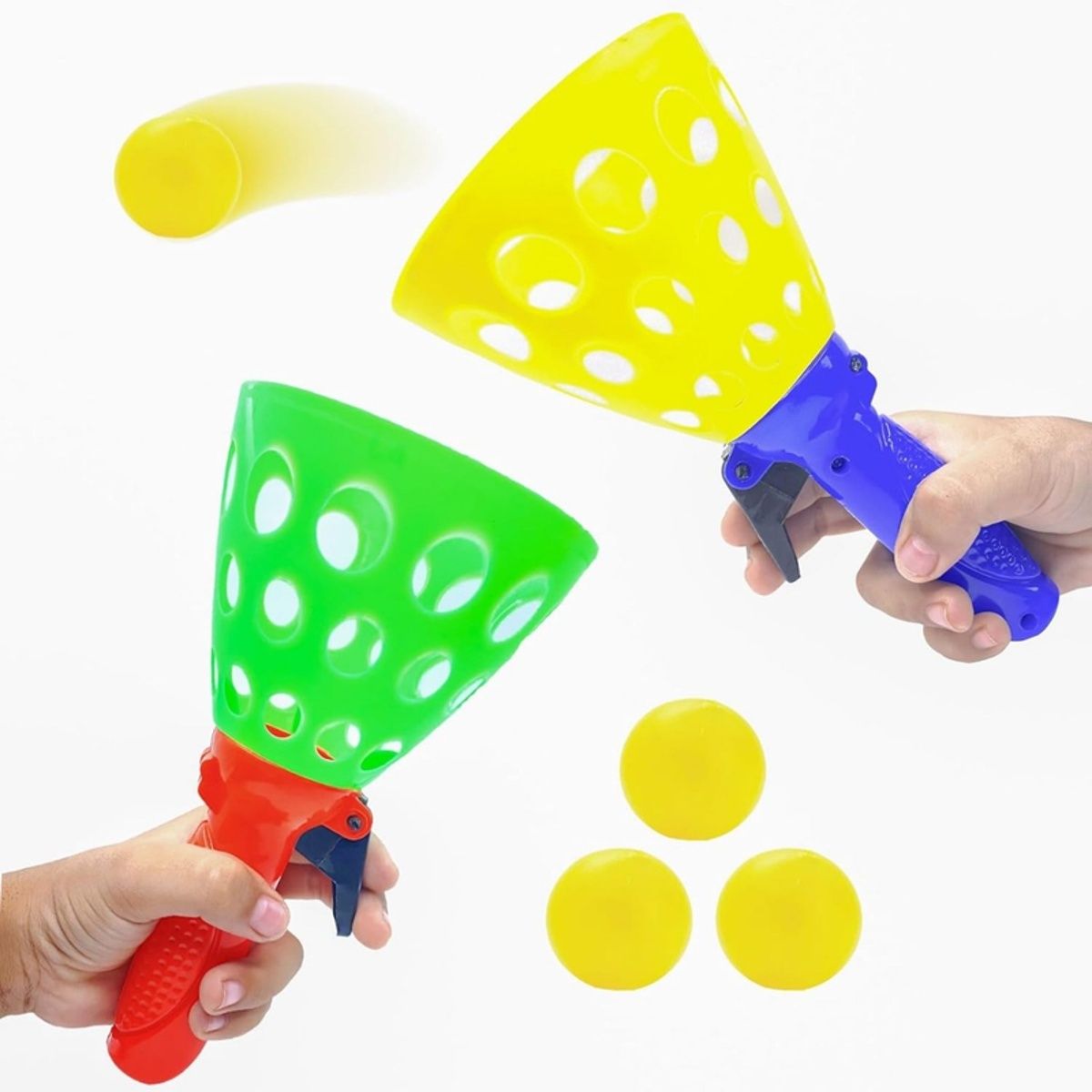 Fablue Pop N Catch Toy for Kids - 2 Player Indoor Outdoor Game For Kids - Multicolor