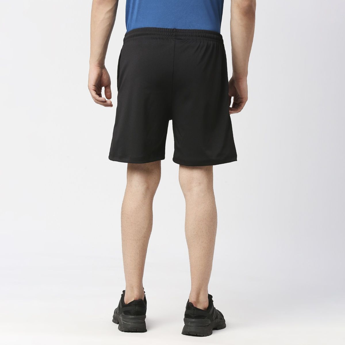 PlayR Men's Running Run Shorts 92% Polyester 8% Spandex | Black - S