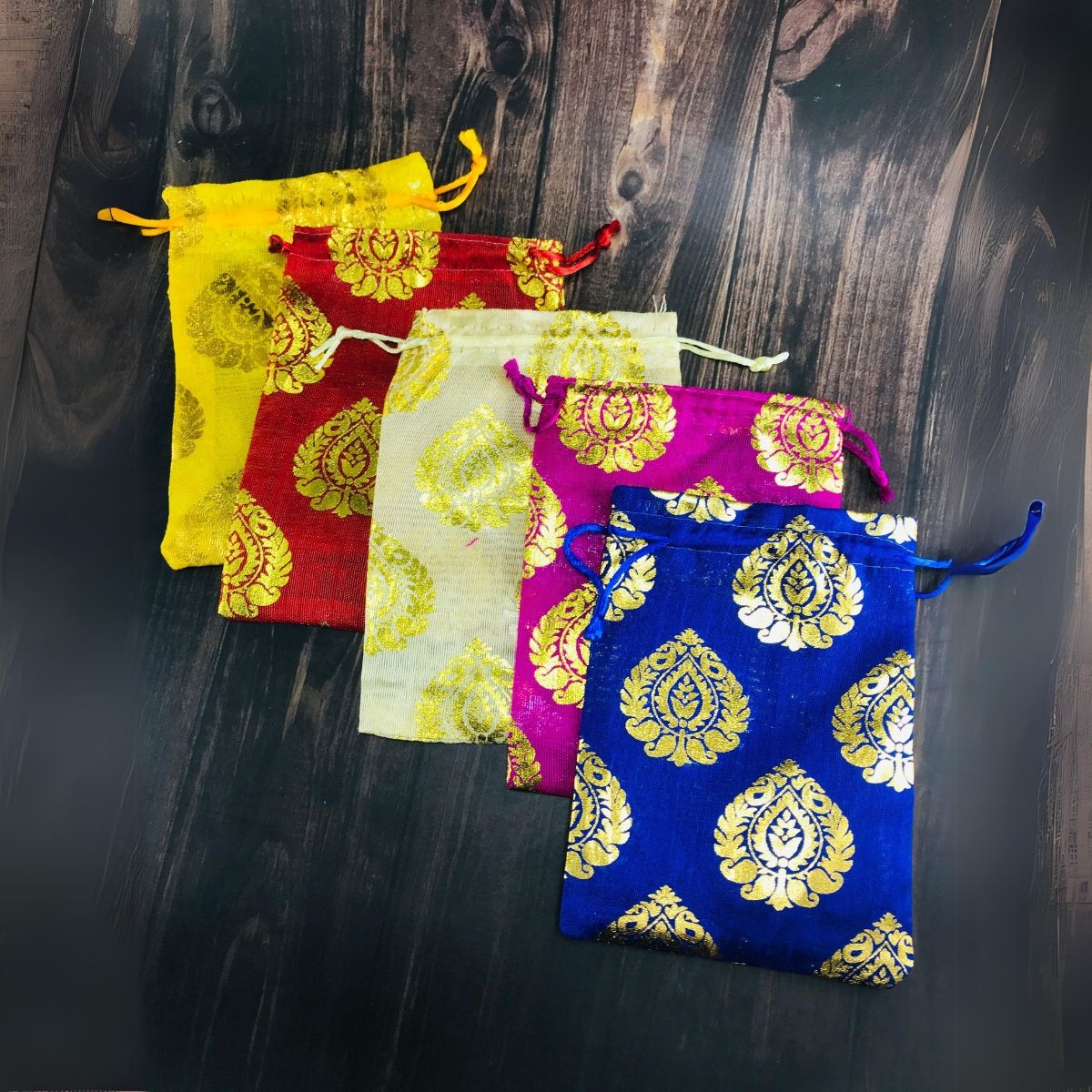 Gullak 5 x 7 Paisley Potli 1 pc Combo