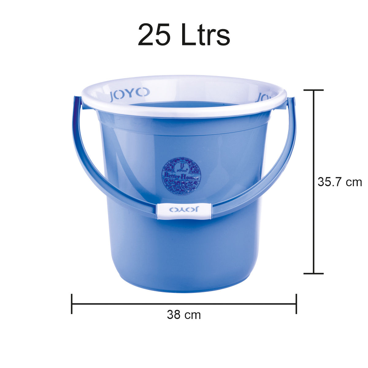 Joyo Better Home Bucket 25 L | Assorted Colours 807 g Combo