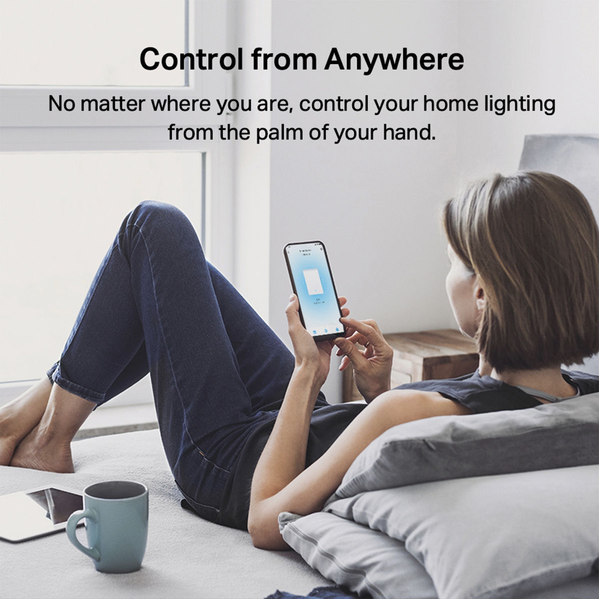 TP-Link Tapo S210 Smart Light Switch, 1-Gang 1-Way,Work With Alexa & Google Home, Tapo Hub Required