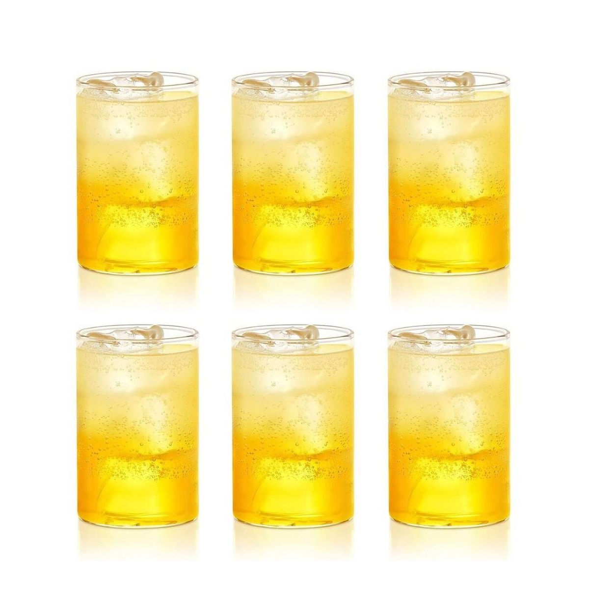 Borosil Vision Transparent Drinking Glass Set | 295 ml Borosilicate Glass Tumblers