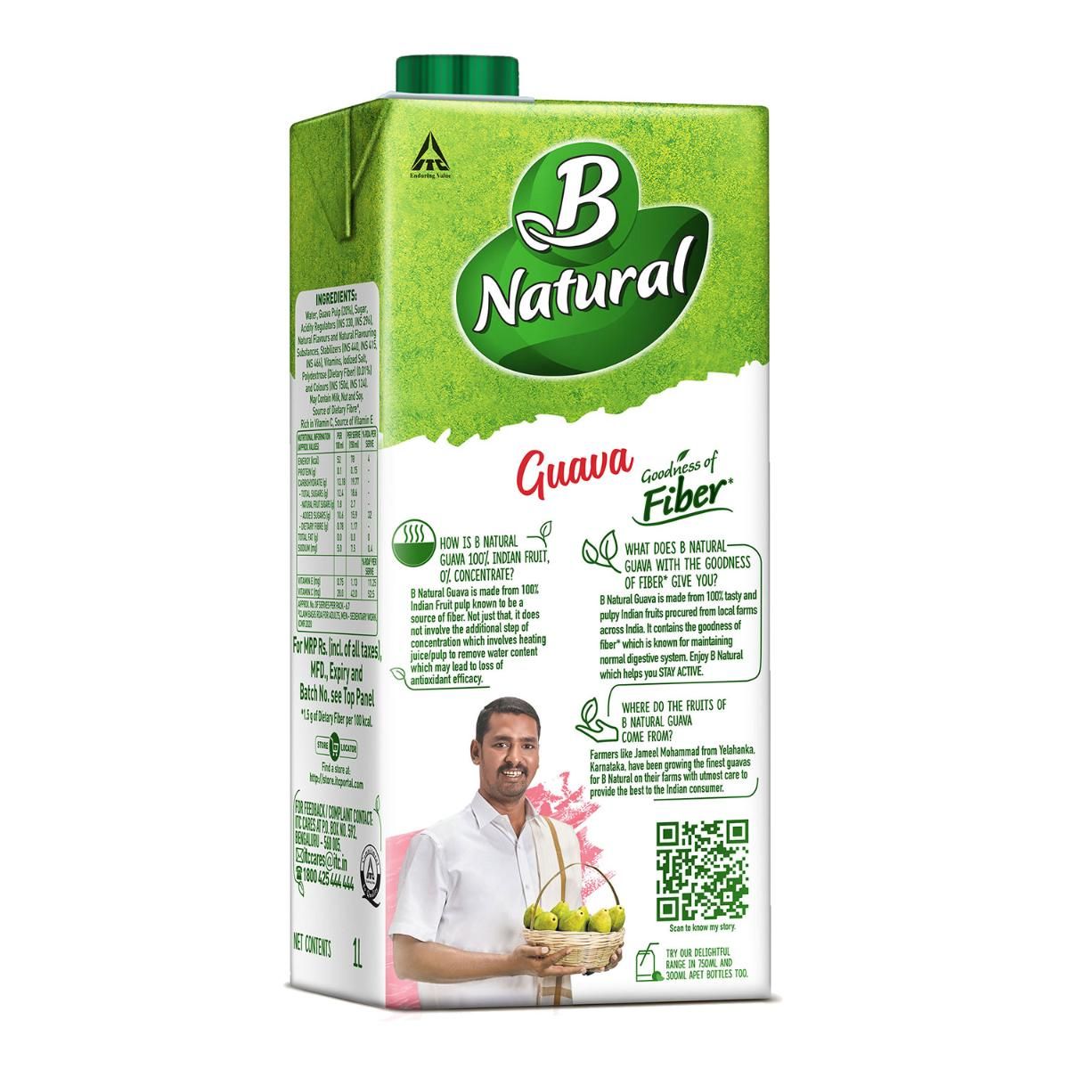 B Natural Guava Fruit Juice