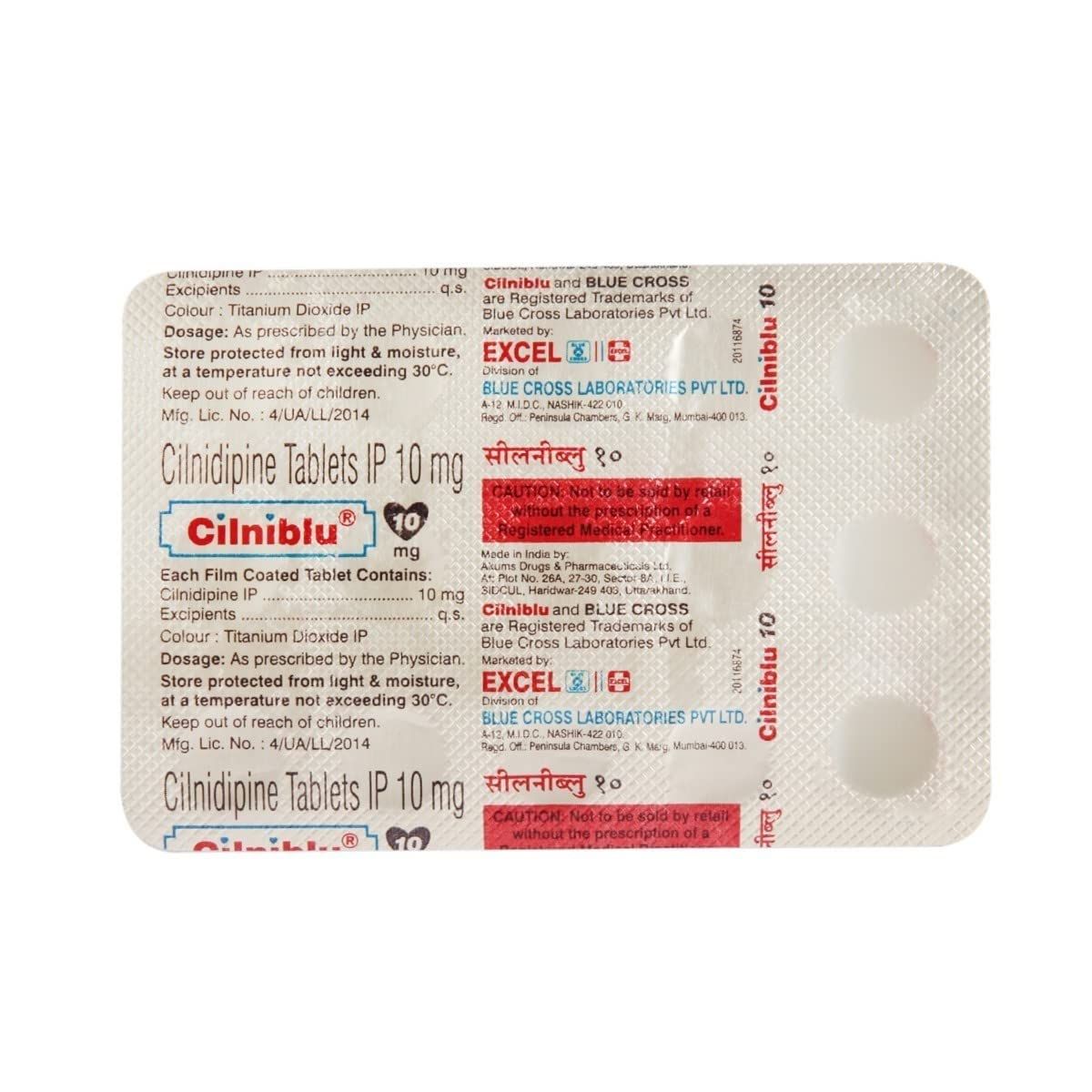 Cilniblu 10 Tablets