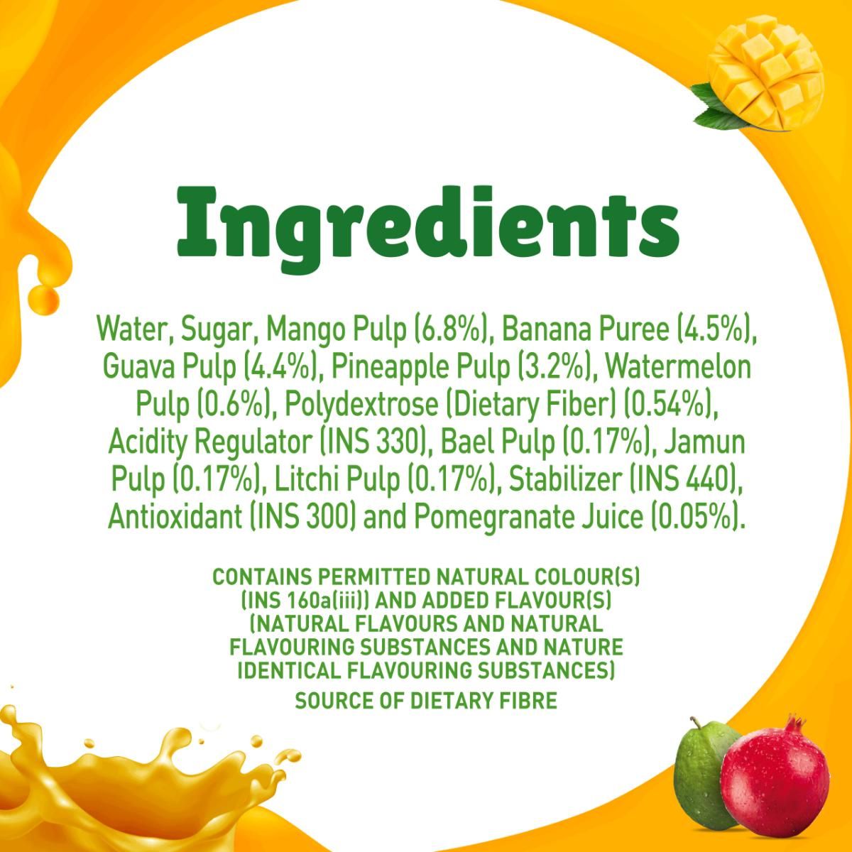 B Natural Assorted Flavoured Mixed Fruit Juice