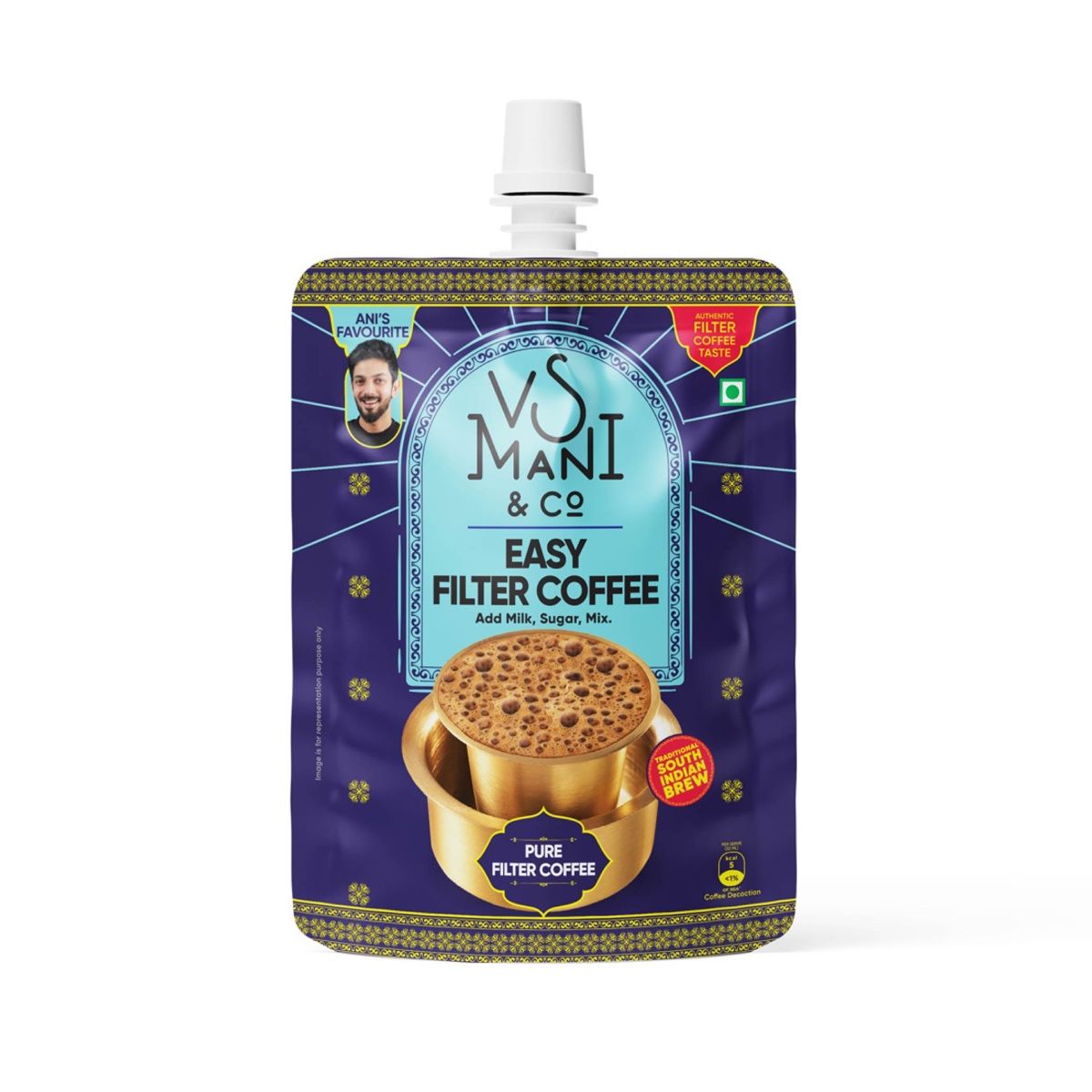 VS Mani & Co. Almond 100% Blend Easy Filter Coffee