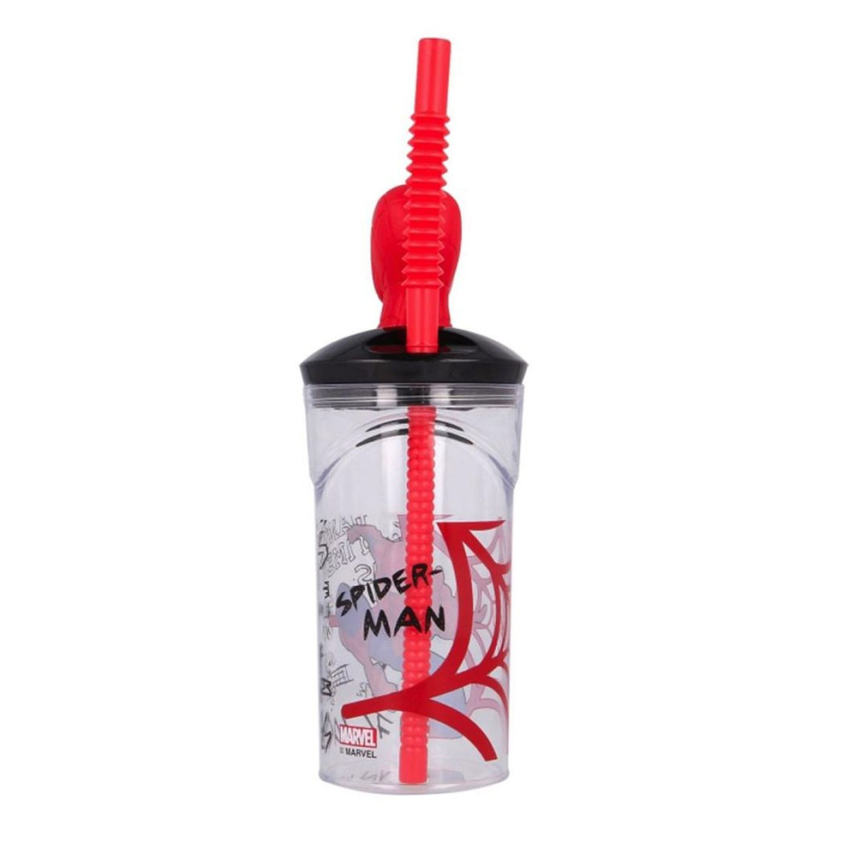 Marvel Spiderman Character Licensed 3D Face Tumbler - Assorted