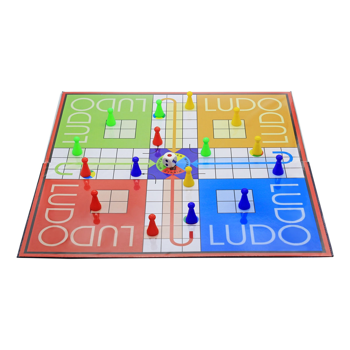 Ekta Ludo, Snakes & Ladders Board Game, Family Game, Party & Fun Game