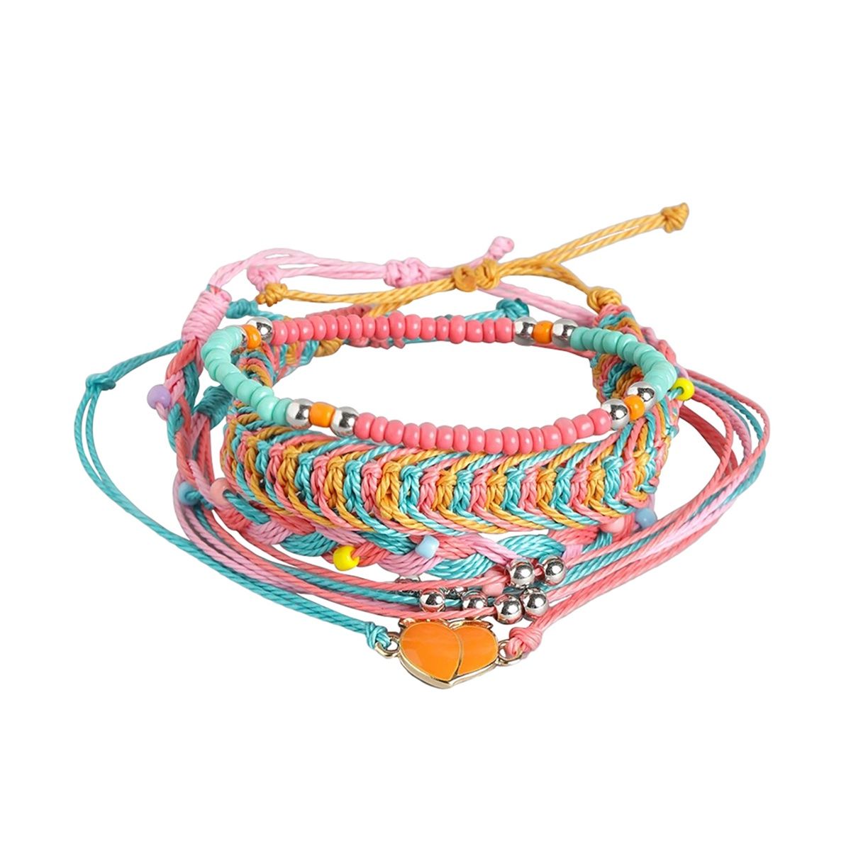 Carlton London Set of 5 Stacking Bracelet | FJB3388