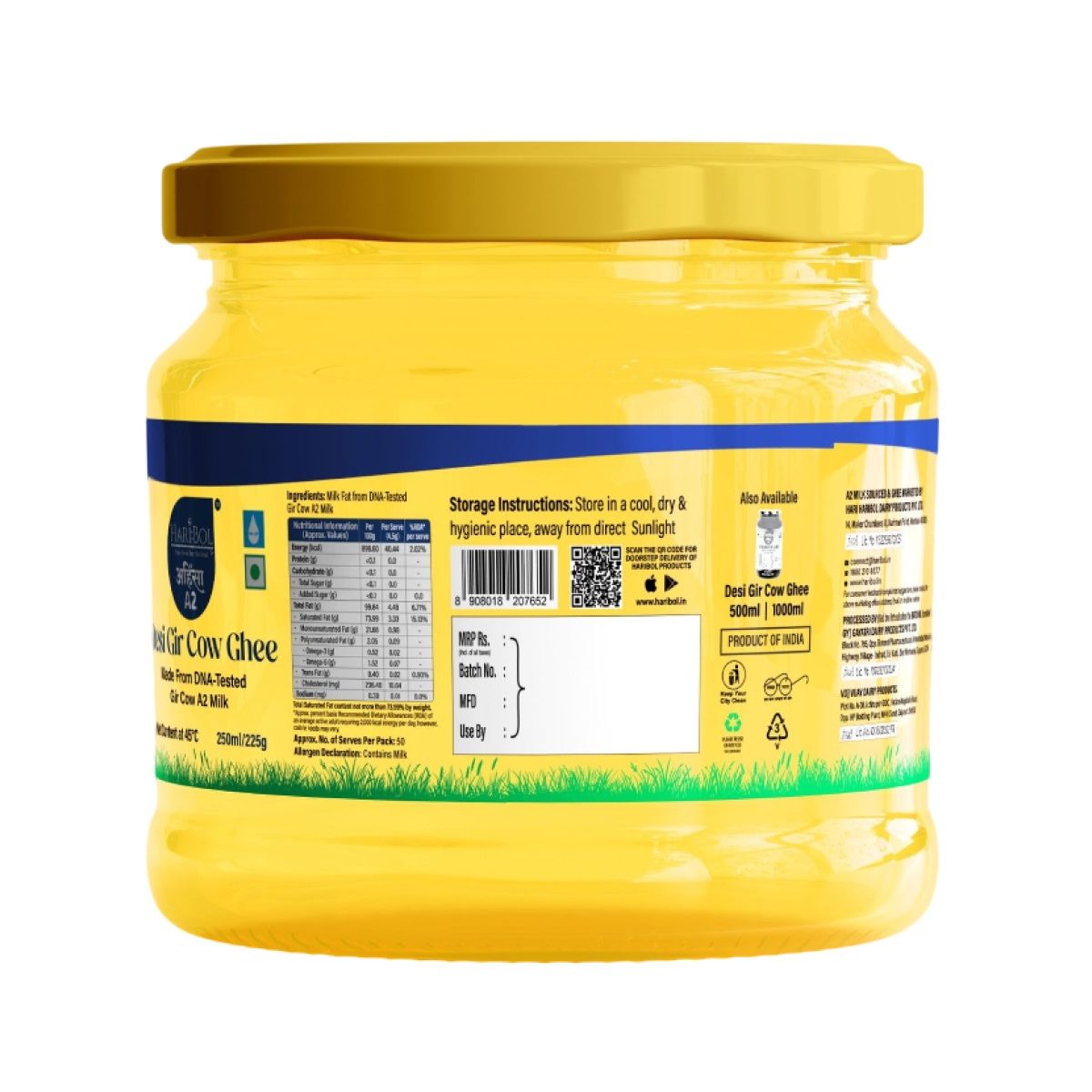 Haribol A2 Desi Gir Cow Ghee