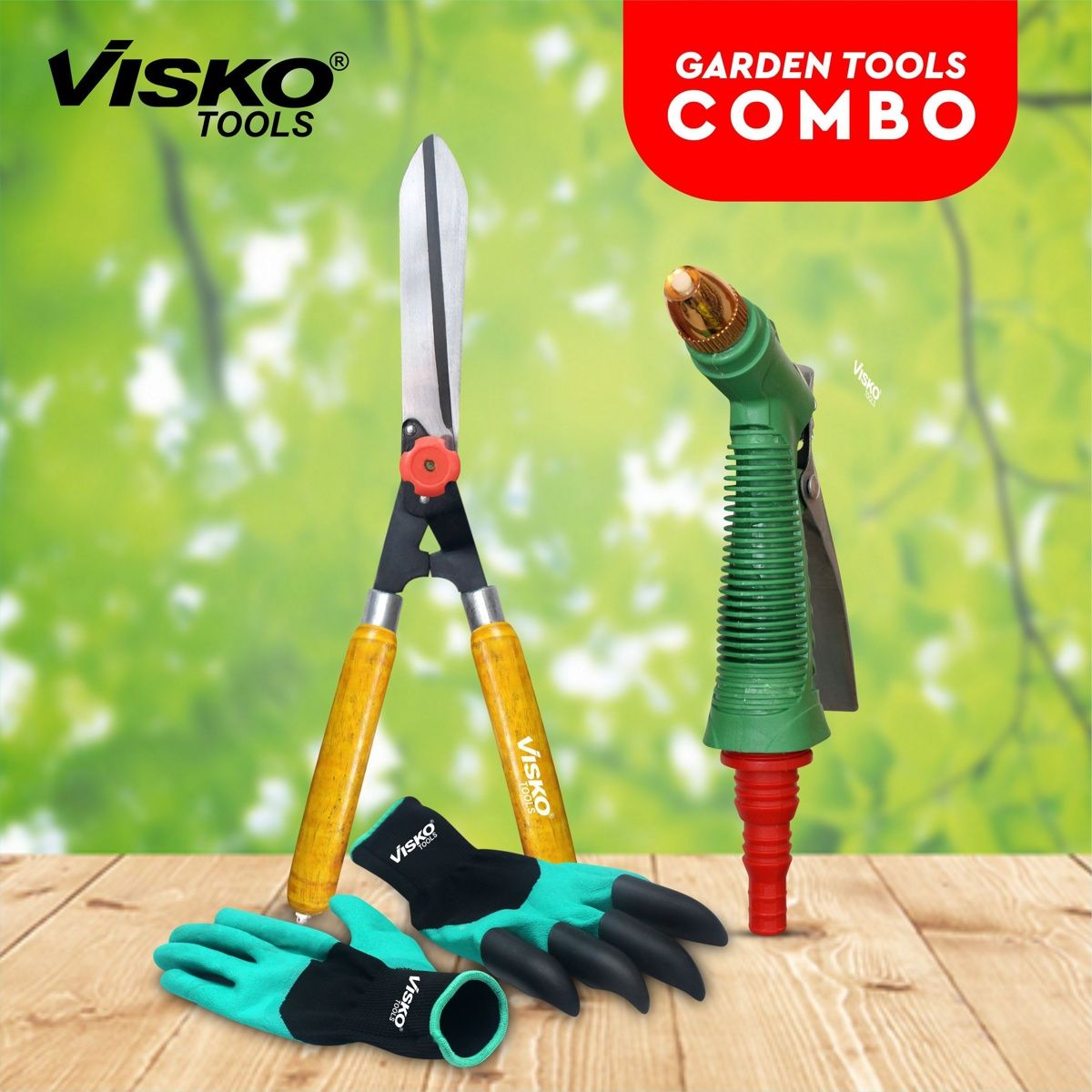 Visko 681 Garden Tools Set With 3 Pieces Garden Tool Kit
