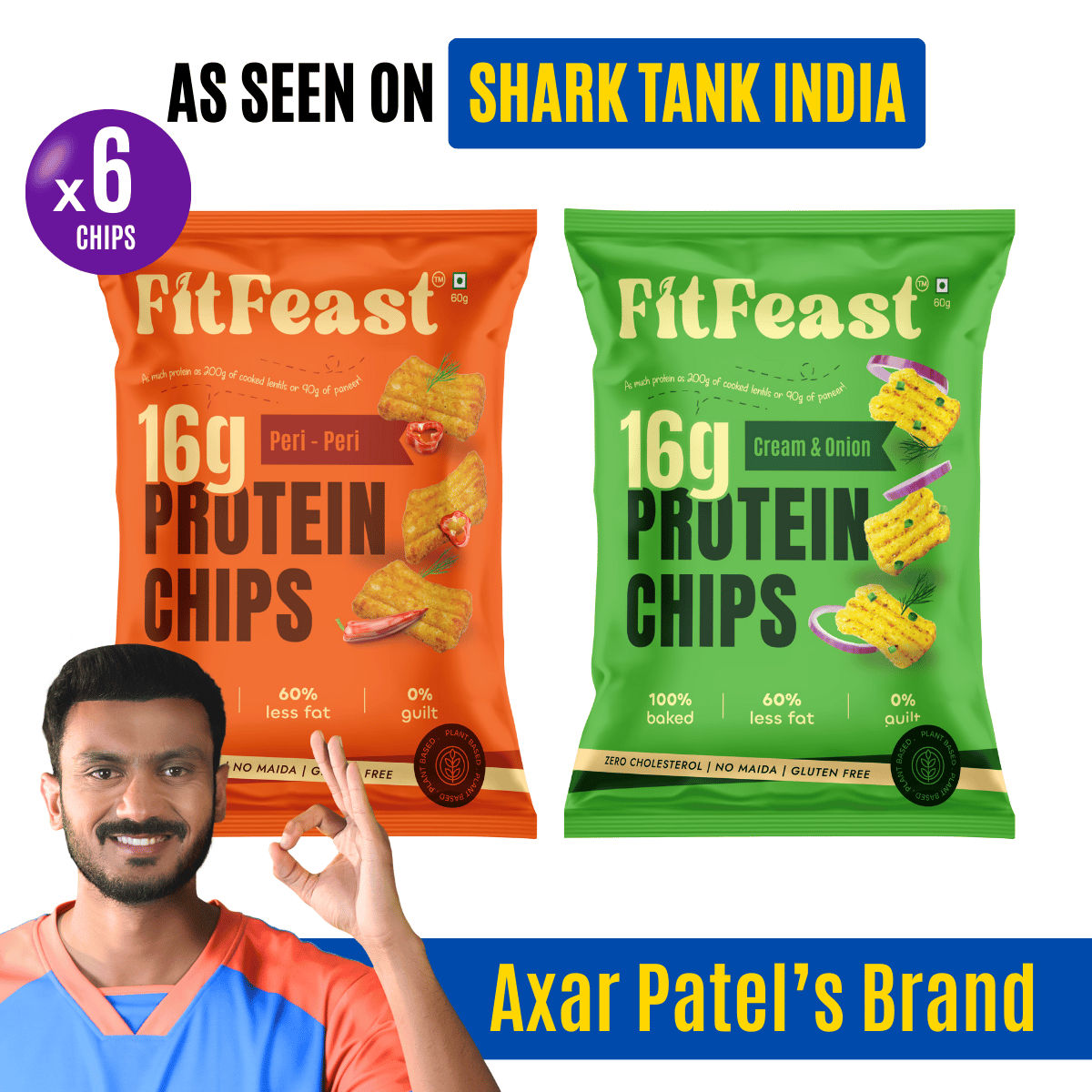 FitFeast Protein Chips Assorted Protein