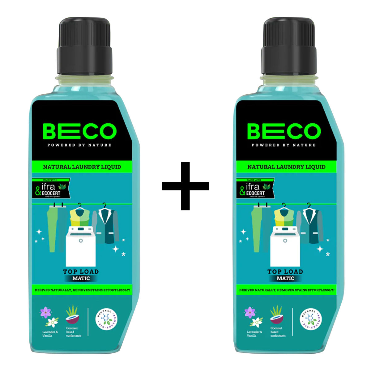 Beco Top Load Laundry Detergent Liquid 1 l X 2 Combo