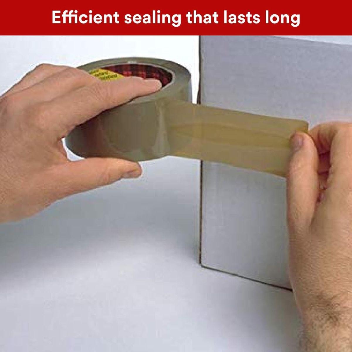 Scotch BOPP Packaging Tape - Polypropylene Tan Tape | 5 cm x 50 m 1 pc Combo