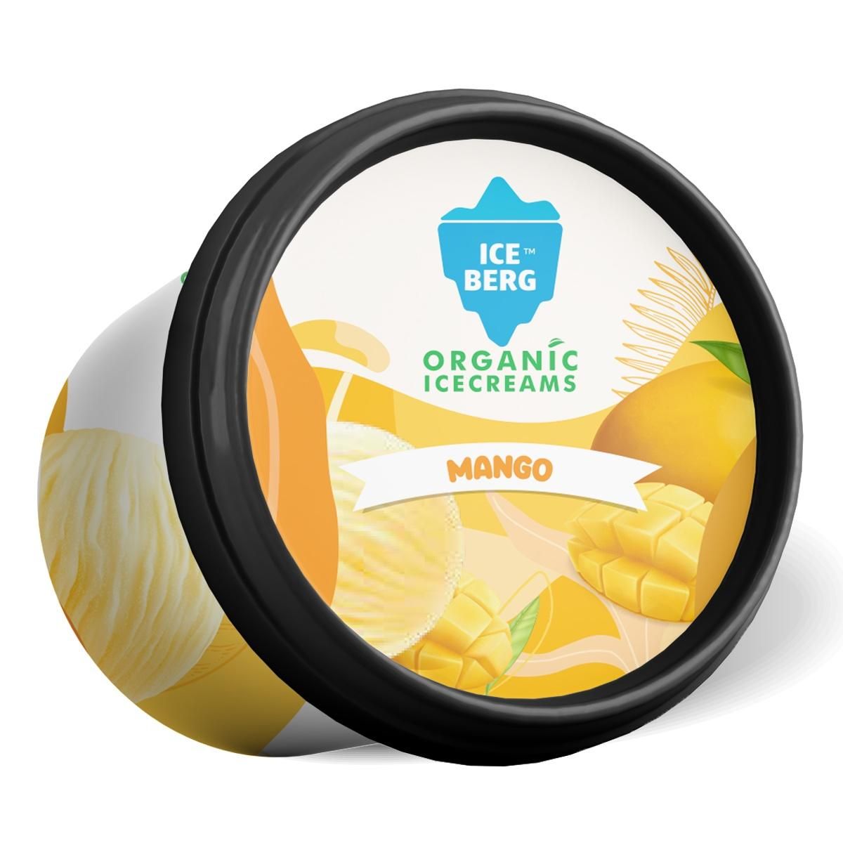 Iceberg Mango Organic Ice Cream Cup