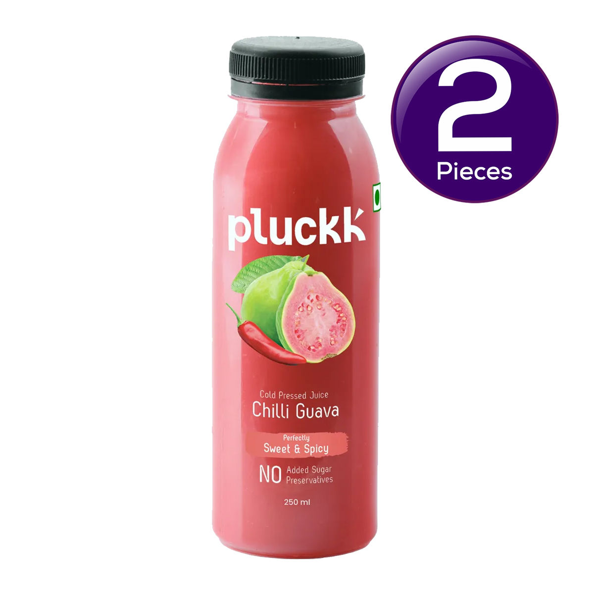 Pluckk Guava Fresh Juice 250 ml X 2 Combo