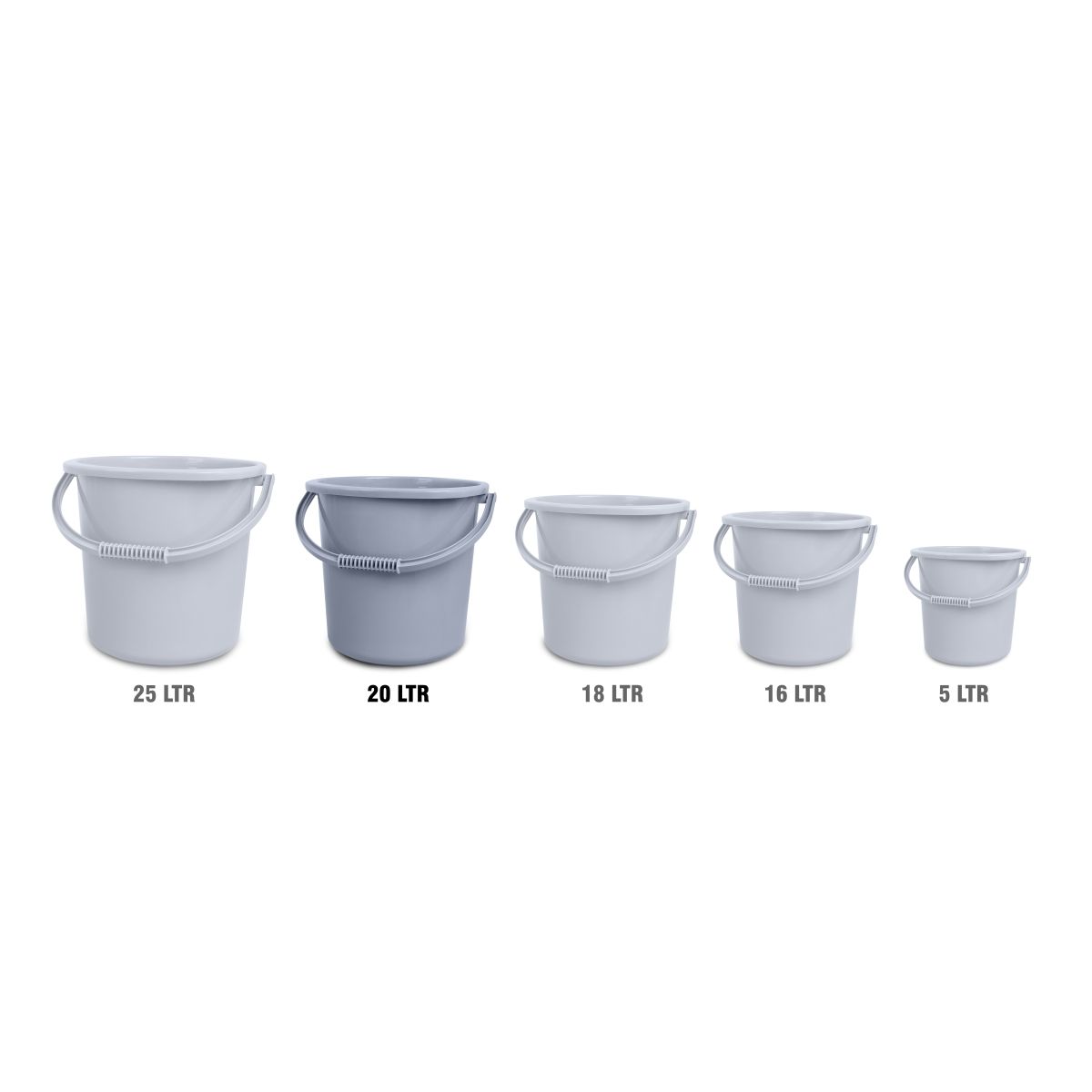 BAY6 Royce Bucket 20 L - Grey