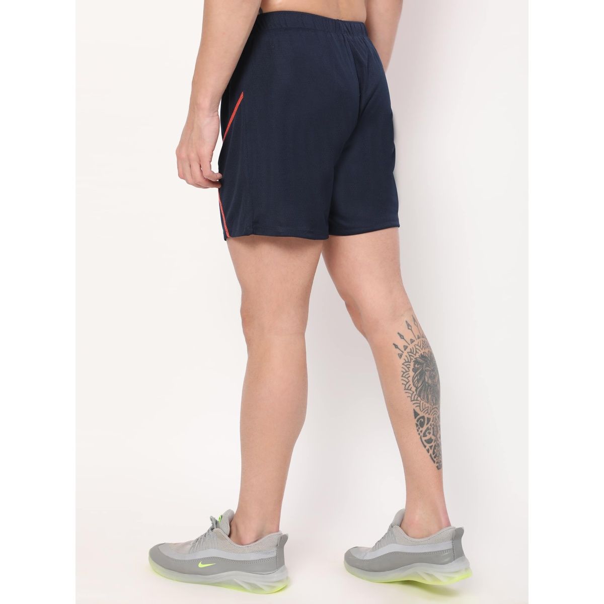 Dida Men's Sports Short | Regular Comfortable Stretchable Dry-Fit | L | Navy