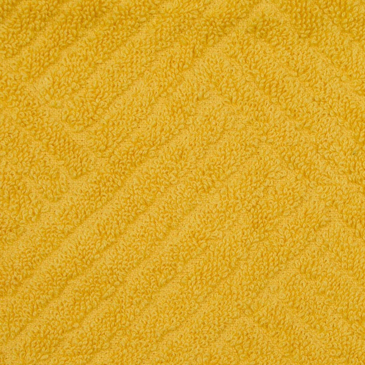 Fabindia Yellow Cotton Woven Face Towel | Set Of 2