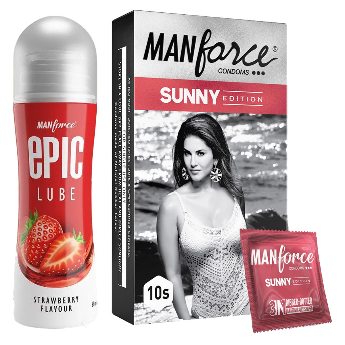 Manforce Sunny edition + Strawberry lube