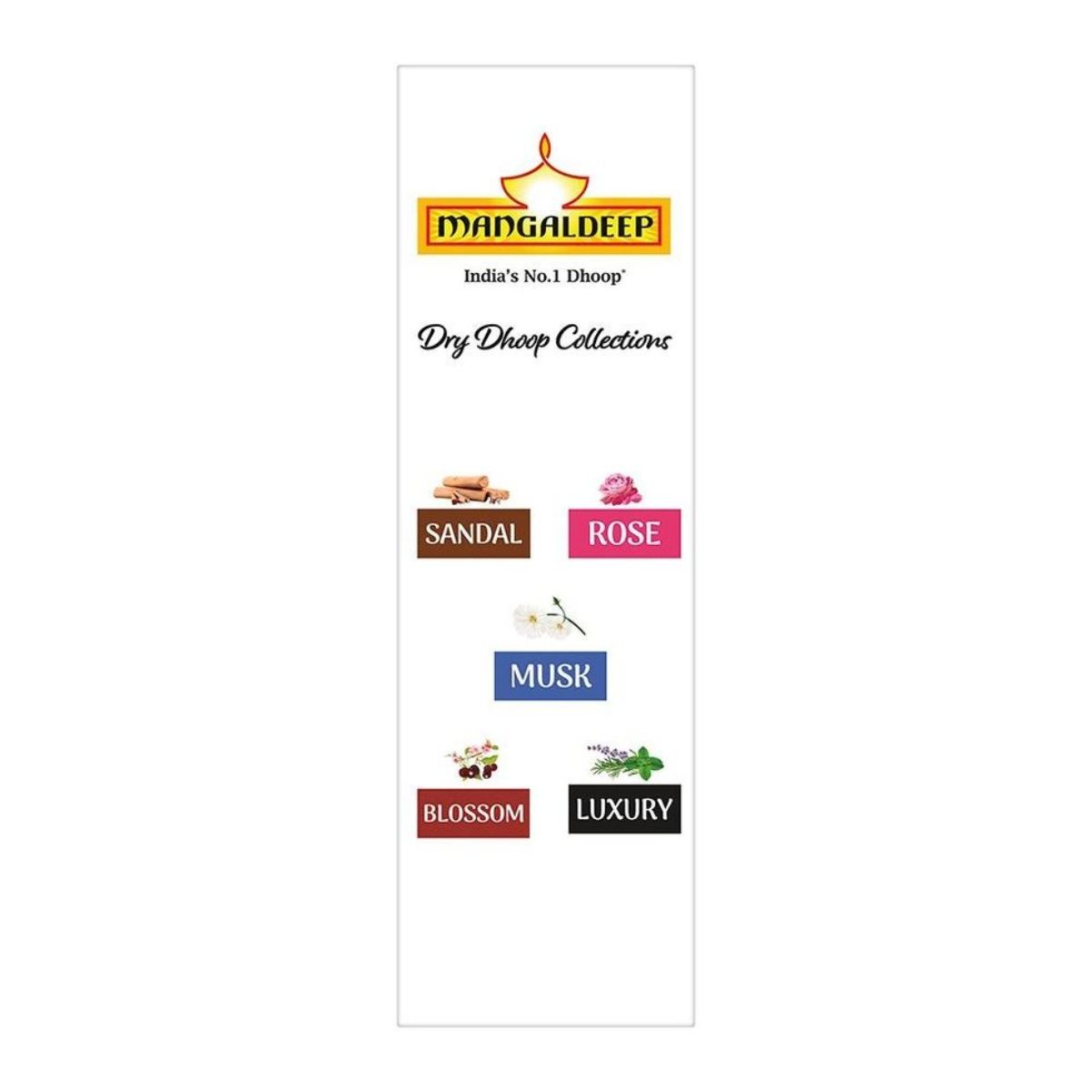 Mangaldeep Dry Dhoop Sticks Collections - Bamboless Incense