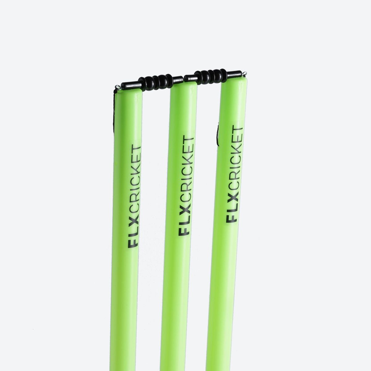 FLX By Decathlon | Plastic Stump Set Easy Setup Lime Green